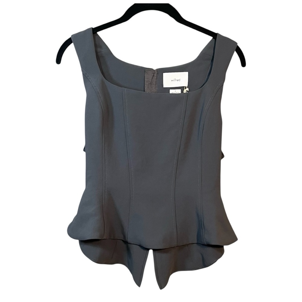 NWT Aritzia Wilfred Coal Grey Bustier
